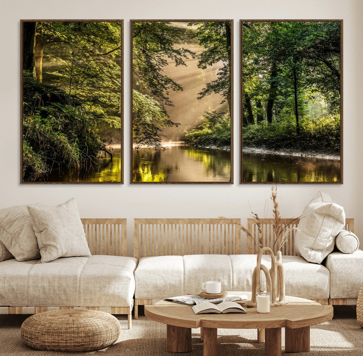 Forest Wall Art Print | River Landscape Wall Art | Perfect