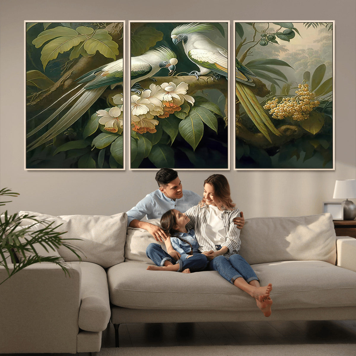 Tropical Paradise Print Wall Art Stunning Artwork of a