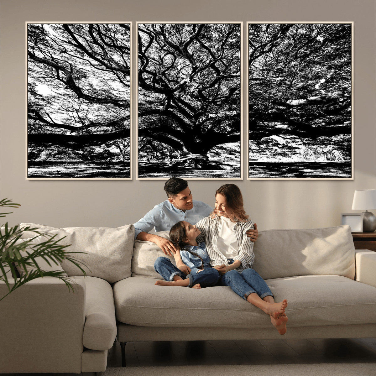Mighty Angel Oak Wall Art | Angel Oak Tree Art Print