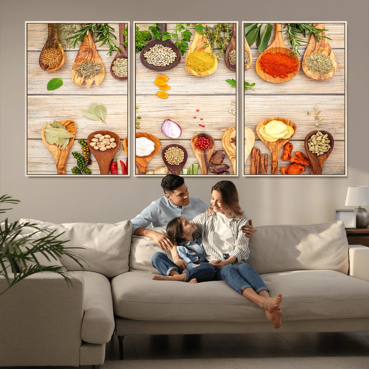 Kitchen Spice on the Table Wall Art, Kitchen Spice Wall Art