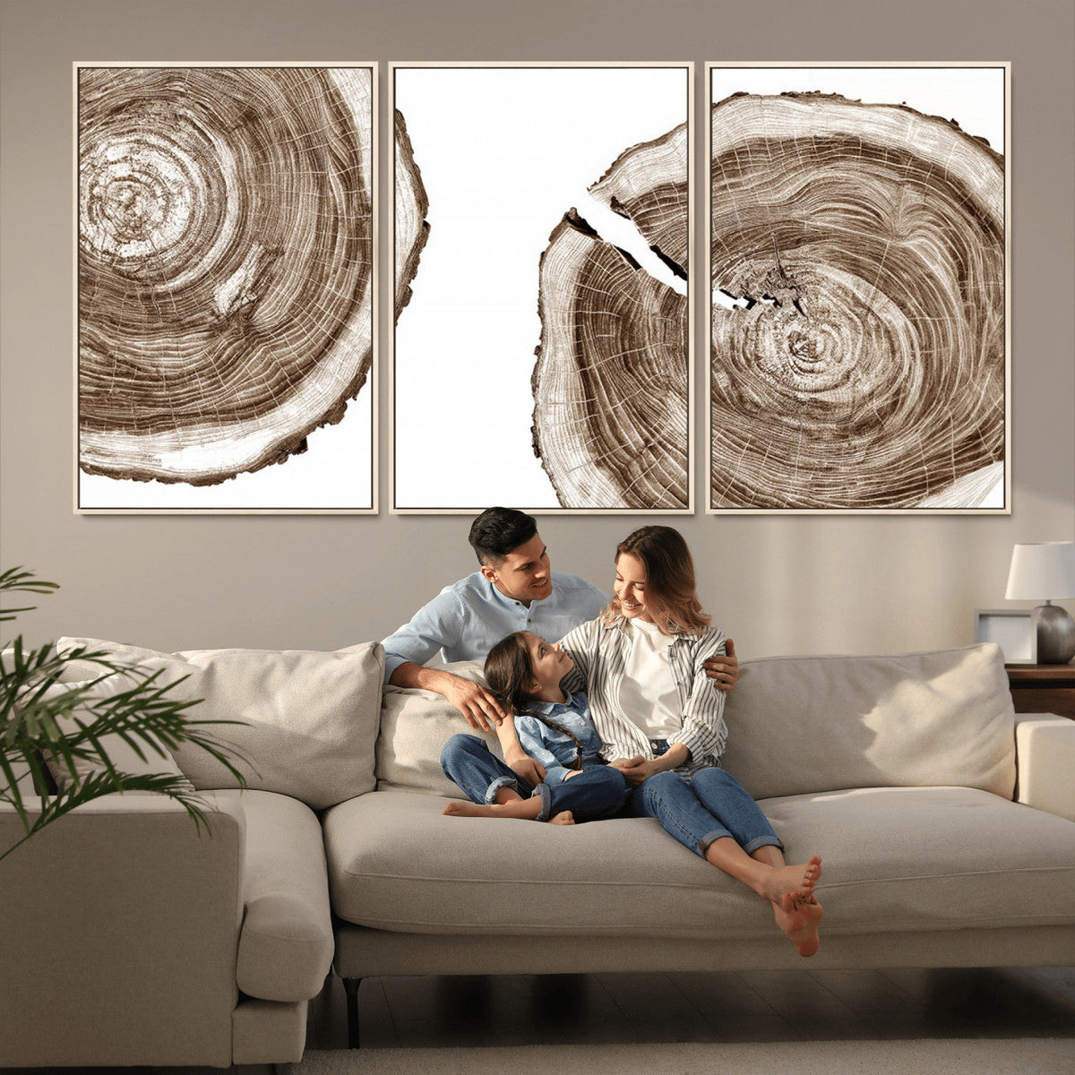 Wood Tree Ring Wall Art Canvas Prints, Tree Rings –