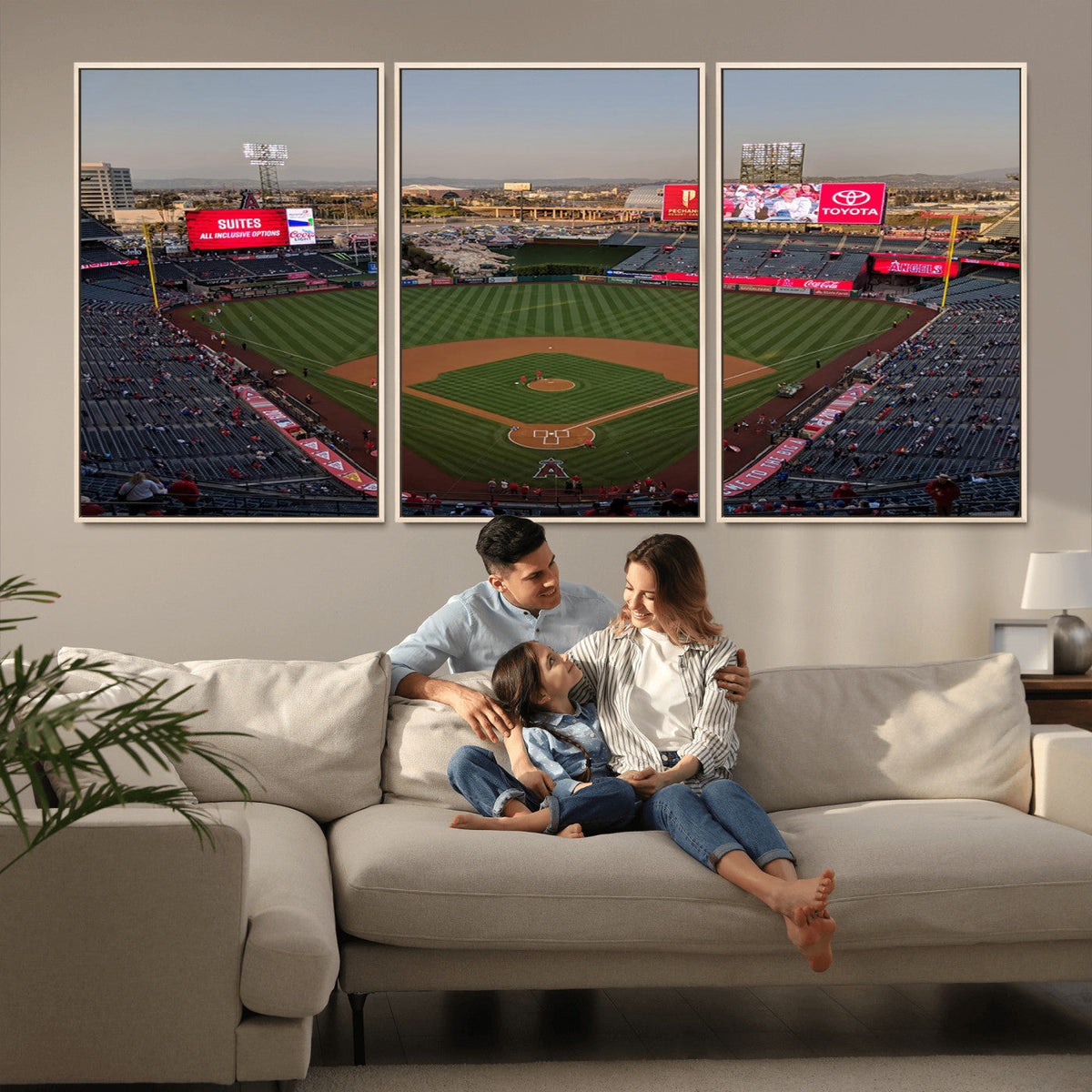Los Angeles Angels Baseball Canvas Print - Anaheim Angel