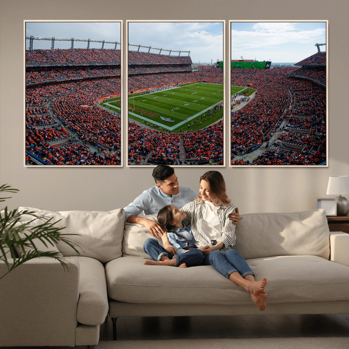Denver Broncos Football Team Print - Empower Field Mile High