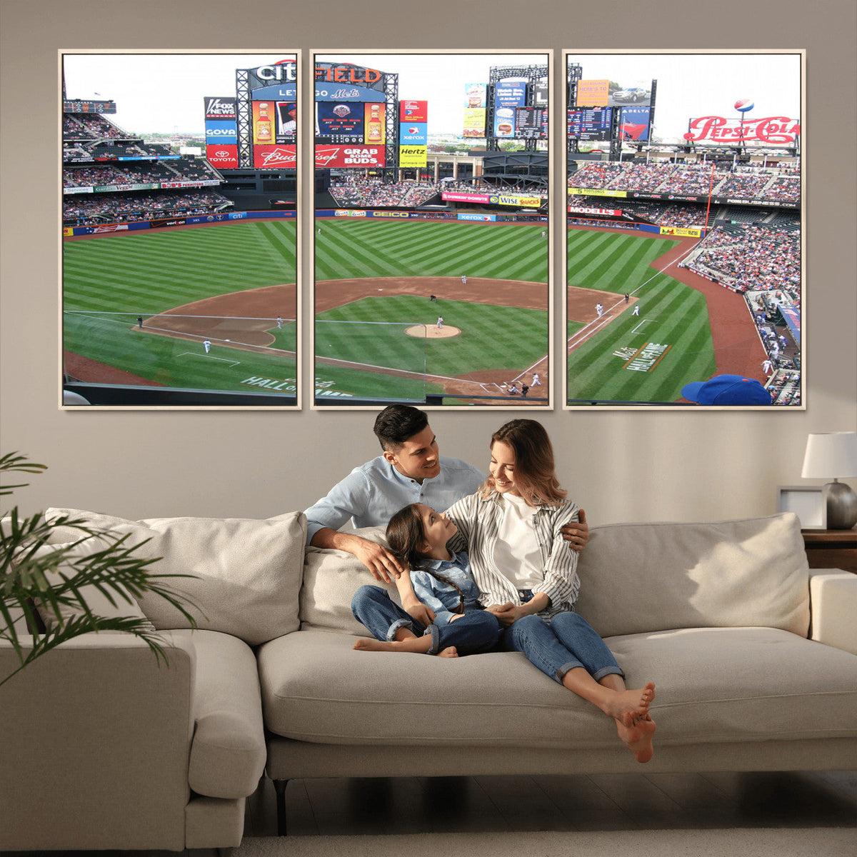 New York Mets Baseball Team Print - Citi Field Baseball