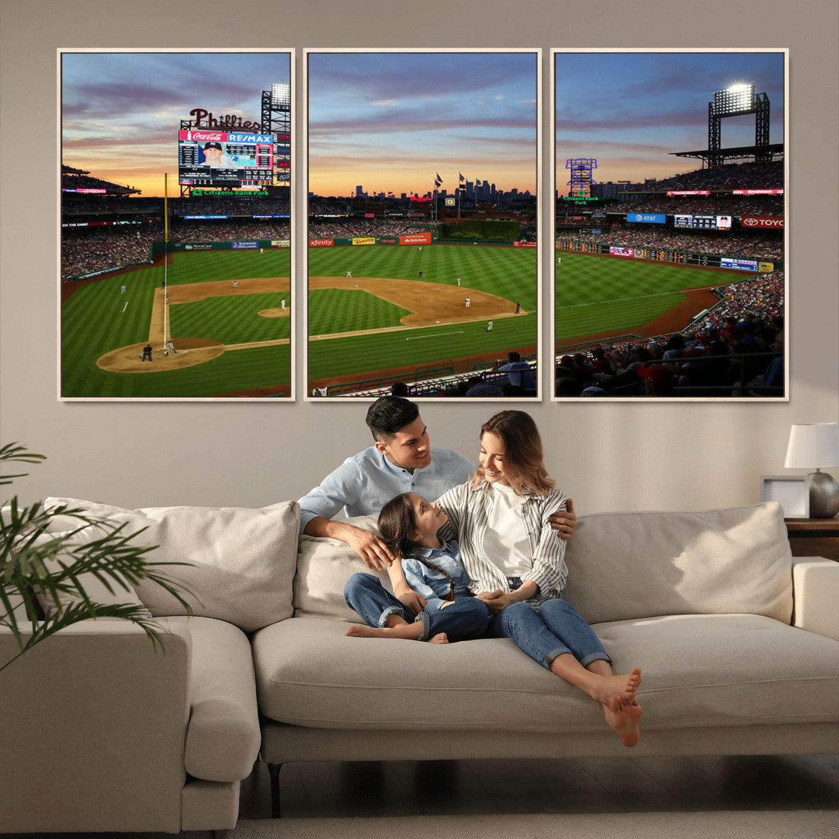 Citizens Bank Park Philadelphia Phillies Wall Art Canvas |