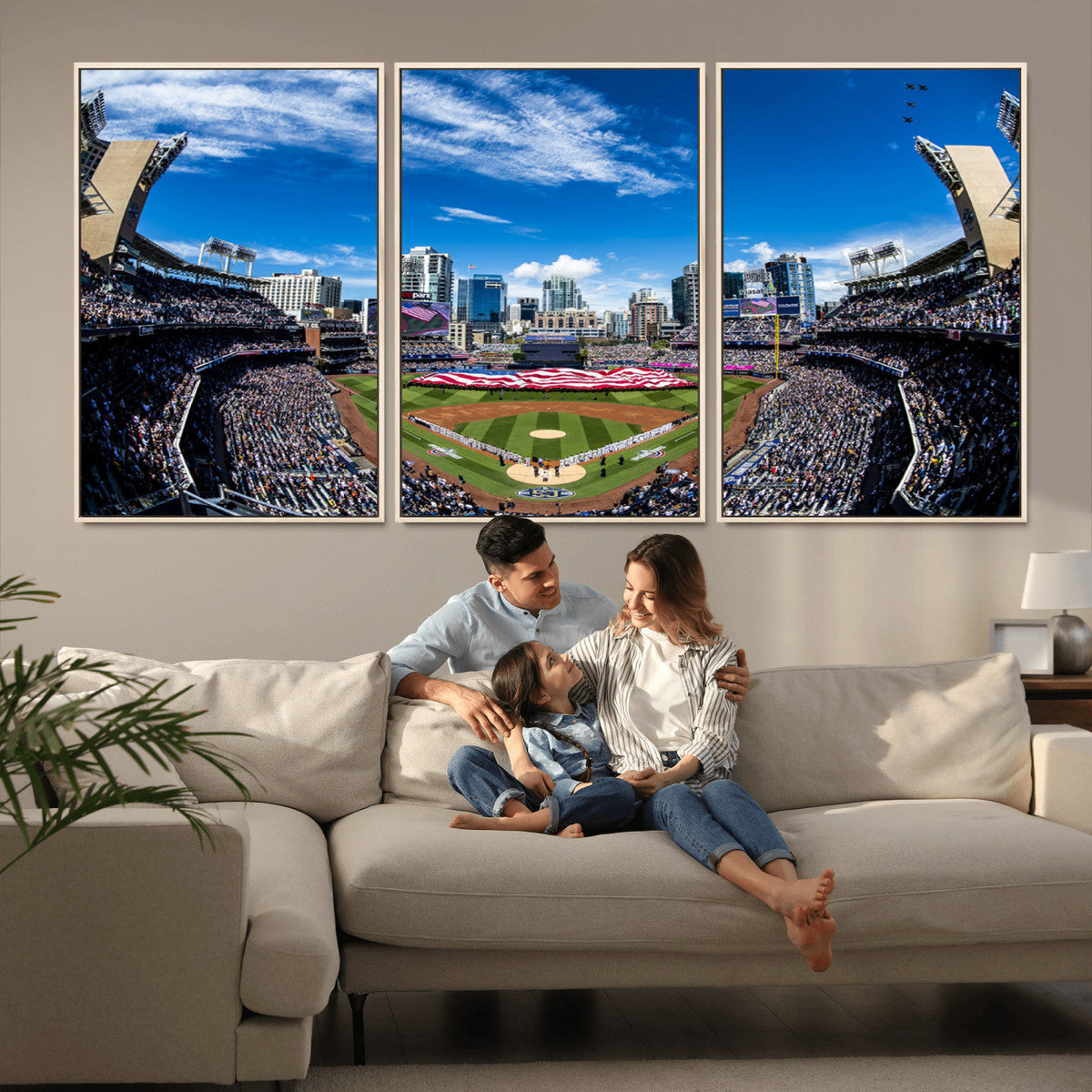 San Diego Padres Baseball Team Print - Petco Park Stadium