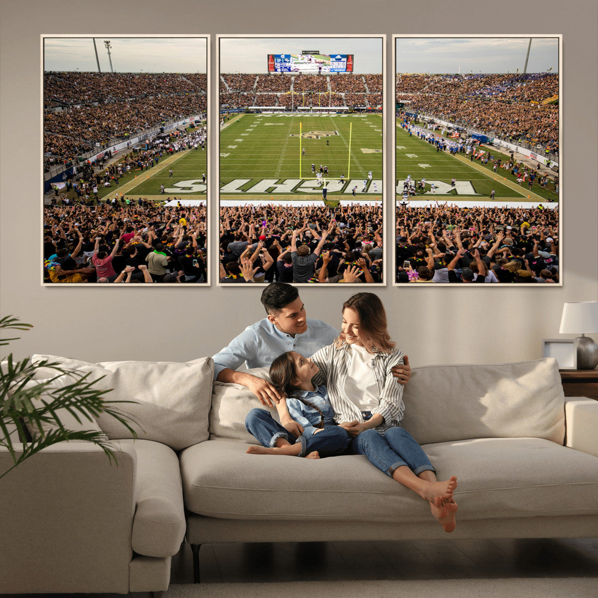 UCF Knights Football Team Print - Orlando FBC Mortgage