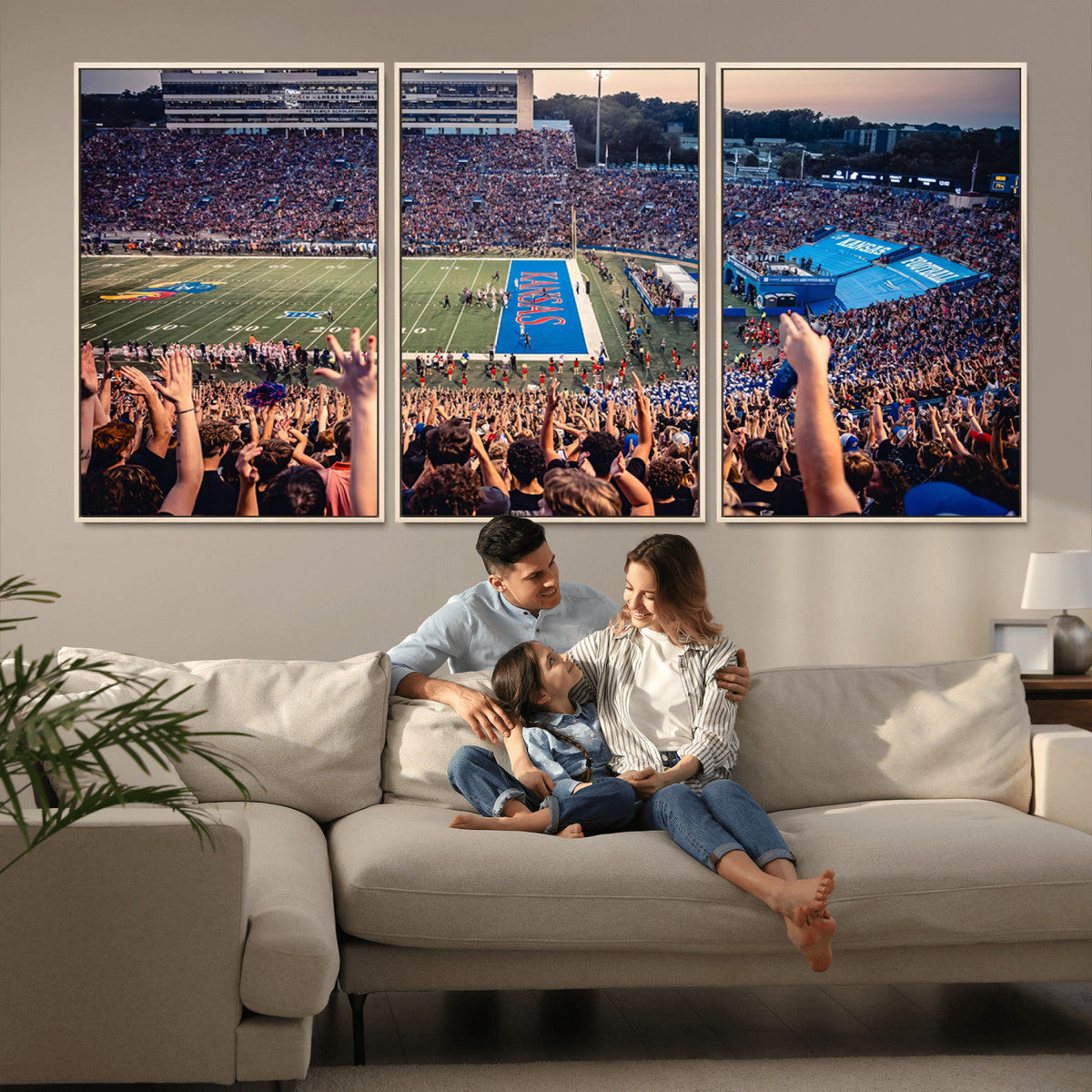University of Kansas Jayhawks Football Team Art Print -