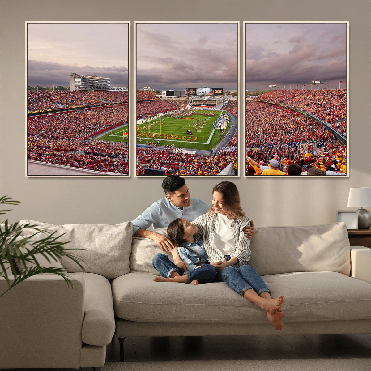 Iowa State University Cyclones Football Team Print - Ames