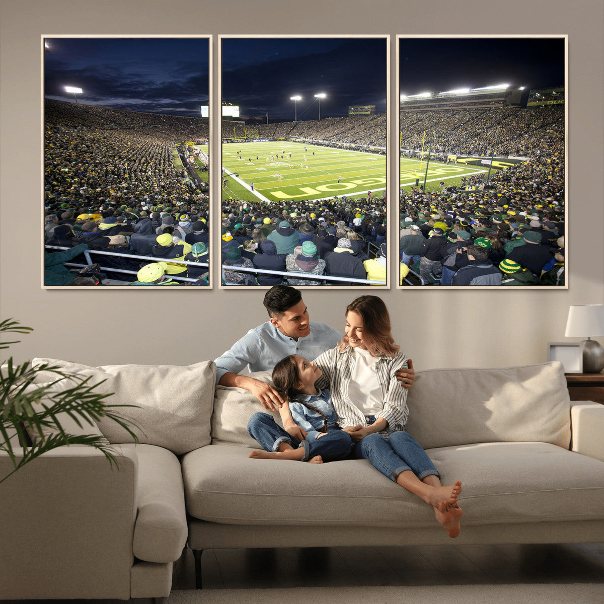 University of Oregon Ducks Football Team Print - Eugene