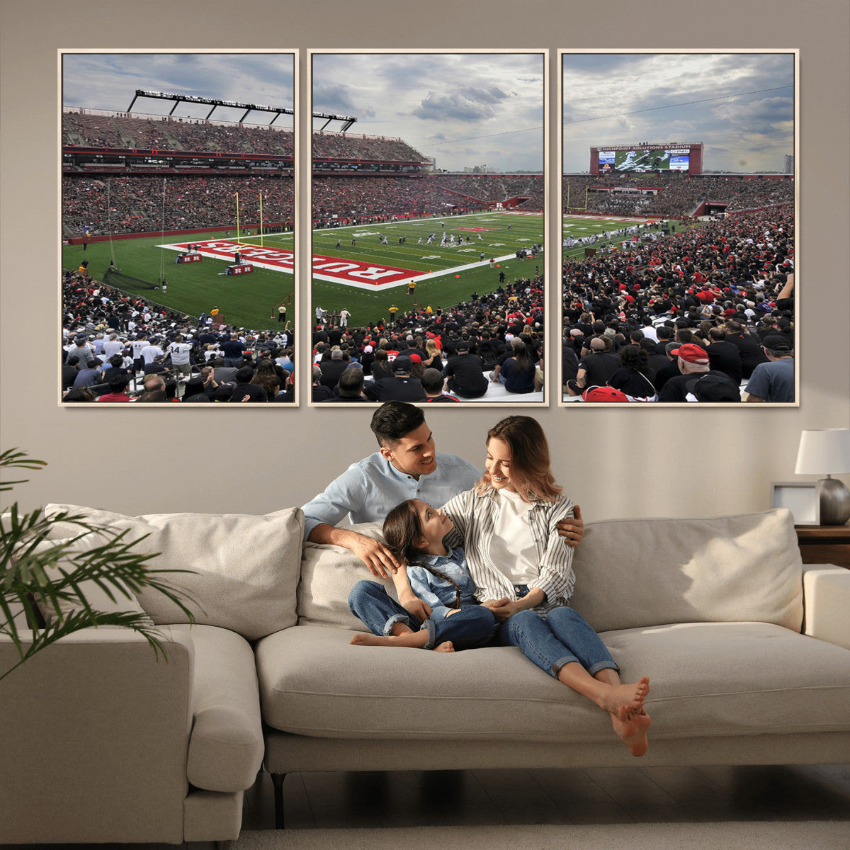 Rutgers Scarlet Knights Football Team Print - SHI Stadium,