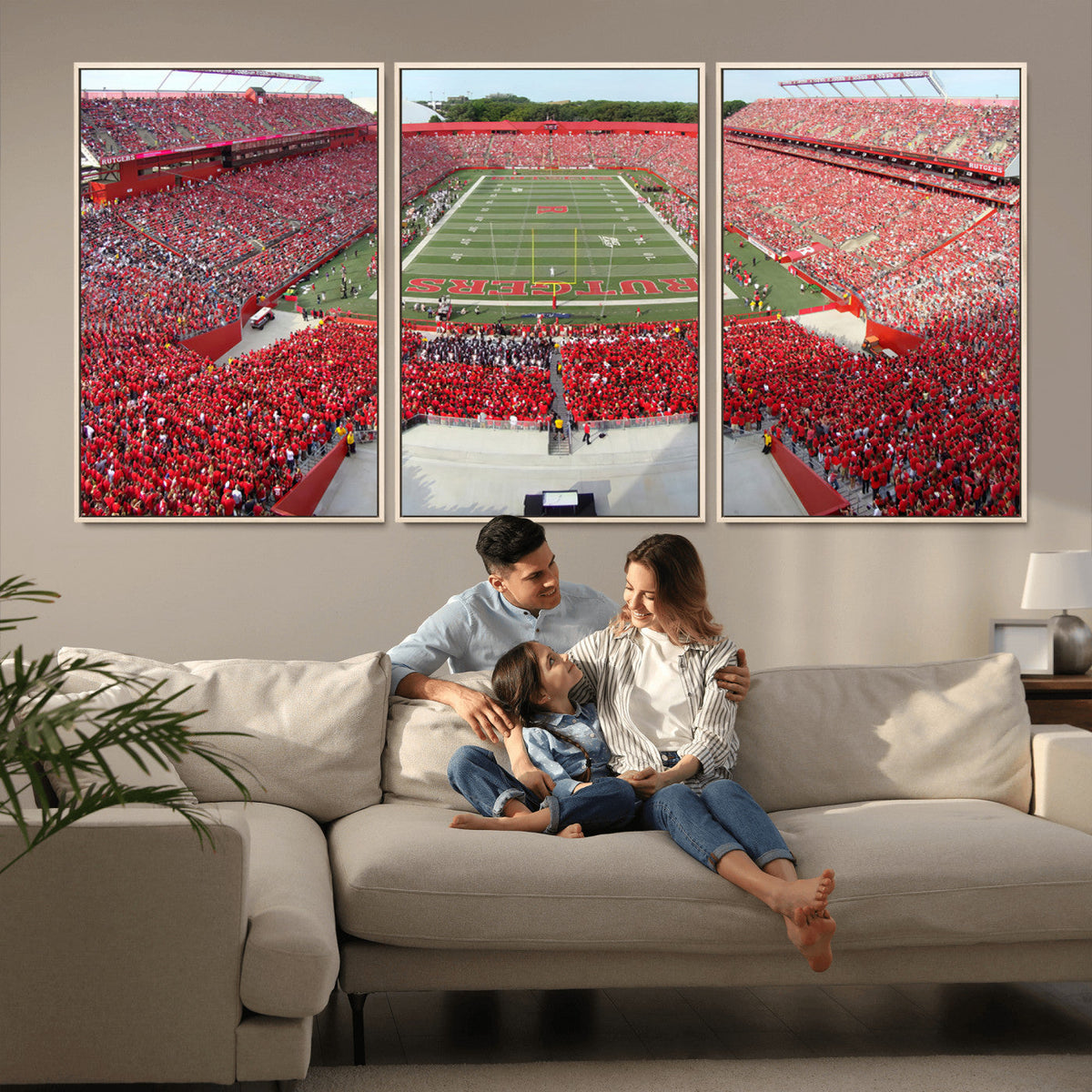 Rutgers Scarlet Knights Football Team Print - Piscataway SHI
