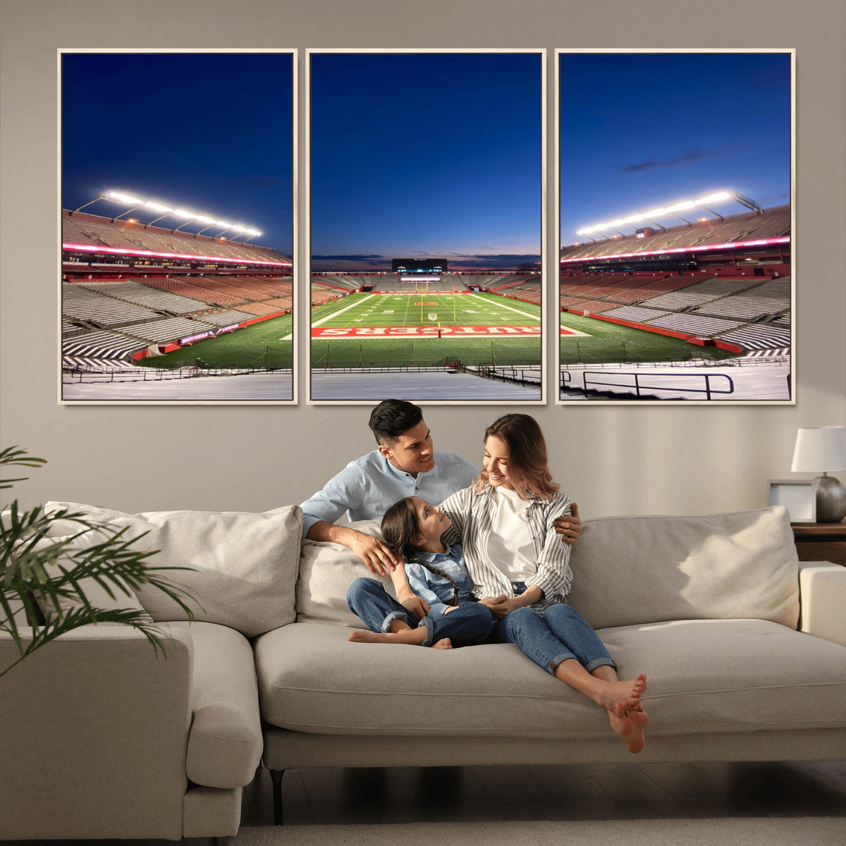 Rutgers Scarlet Knights Football Team Print - Piscataway SHI