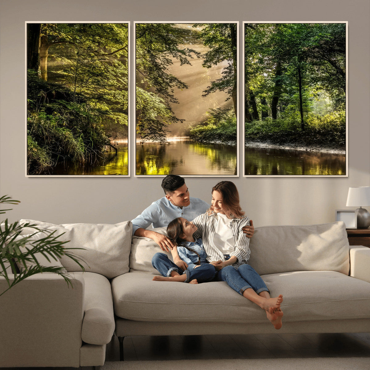 Forest Wall Art Print | River Landscape Wall Art | Perfect