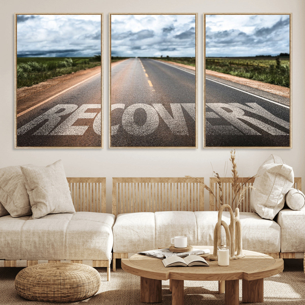 Recovery Road Wall Art Canvas Print