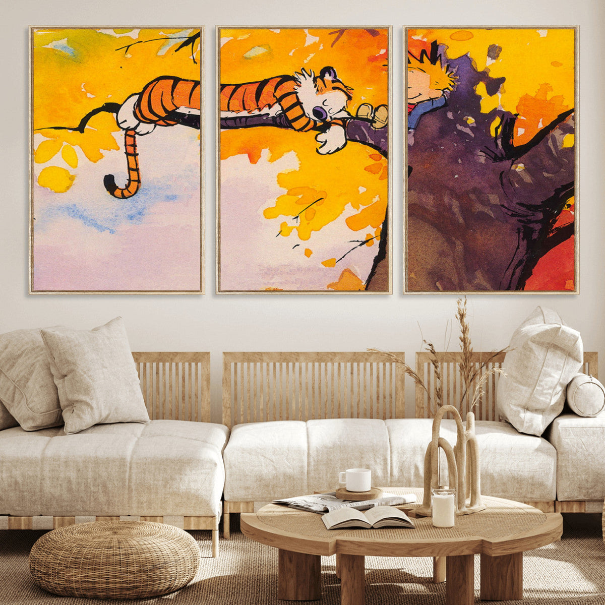 High-Quality Giclee Canvas Print – Framed Calvin Wall Art