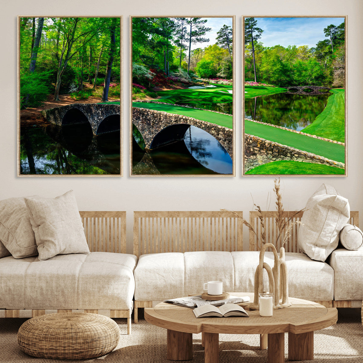 Augusta National Golf Club Wall Art - Panoramic Bridge &