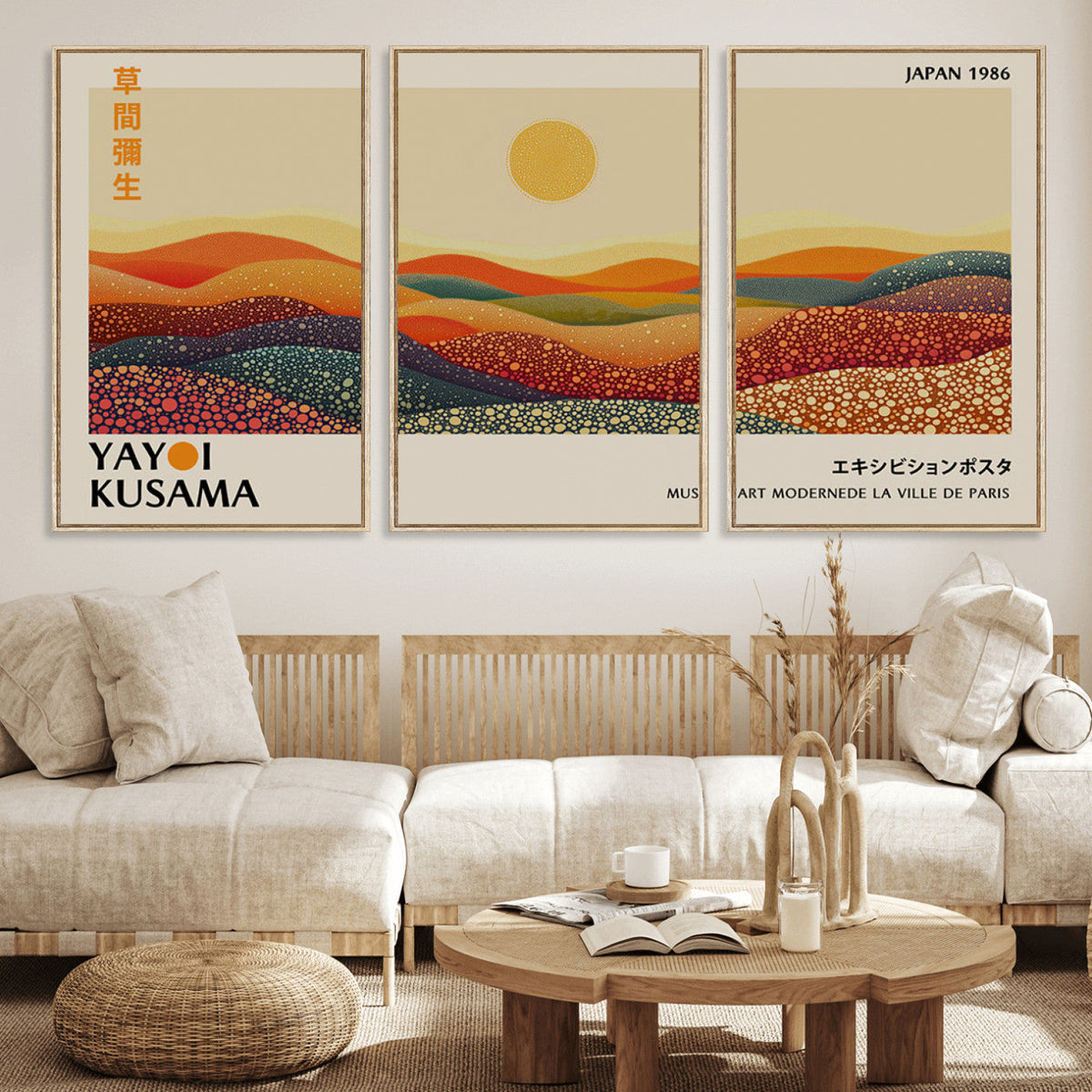 Yayoi Kusama Art Print Wall Decor – Yayoi Kusama Wabi Sabi