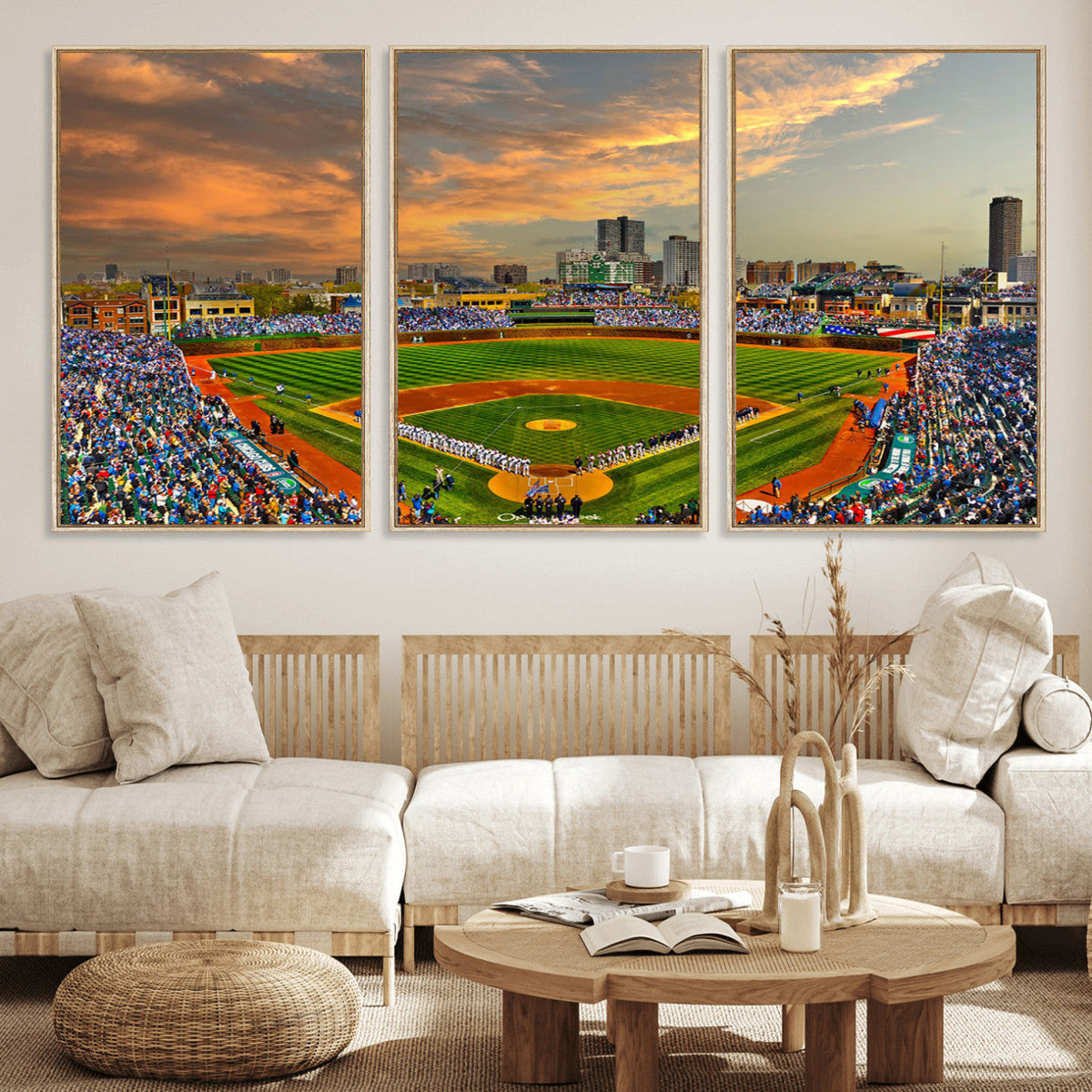 Chicago Wrigley Field Wall Art Canvas Print – Iconic