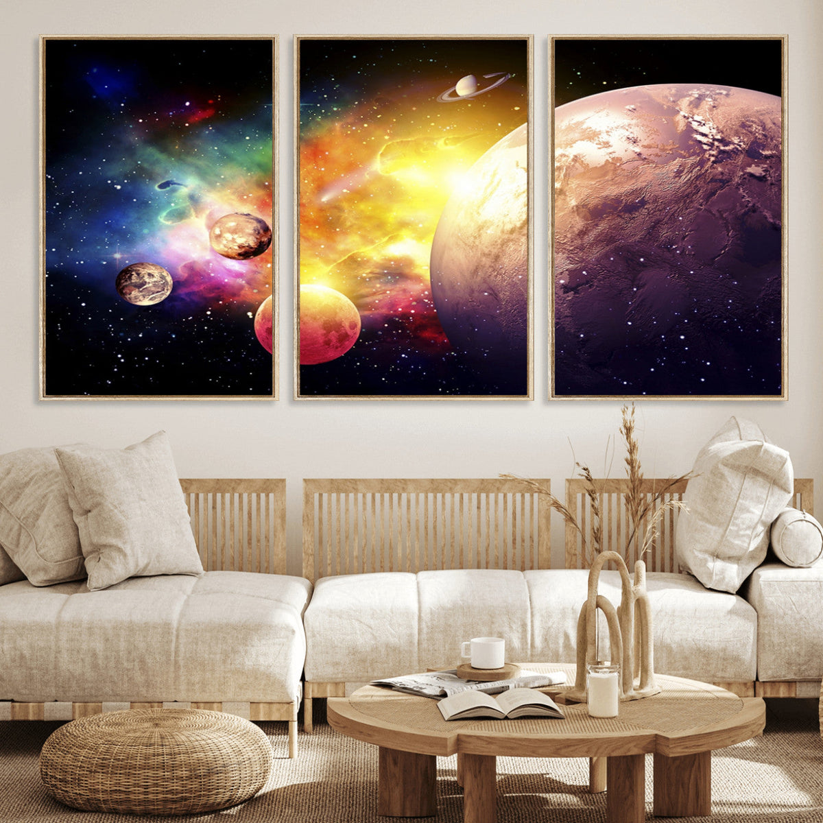 Space and Galaxy Canvas Print