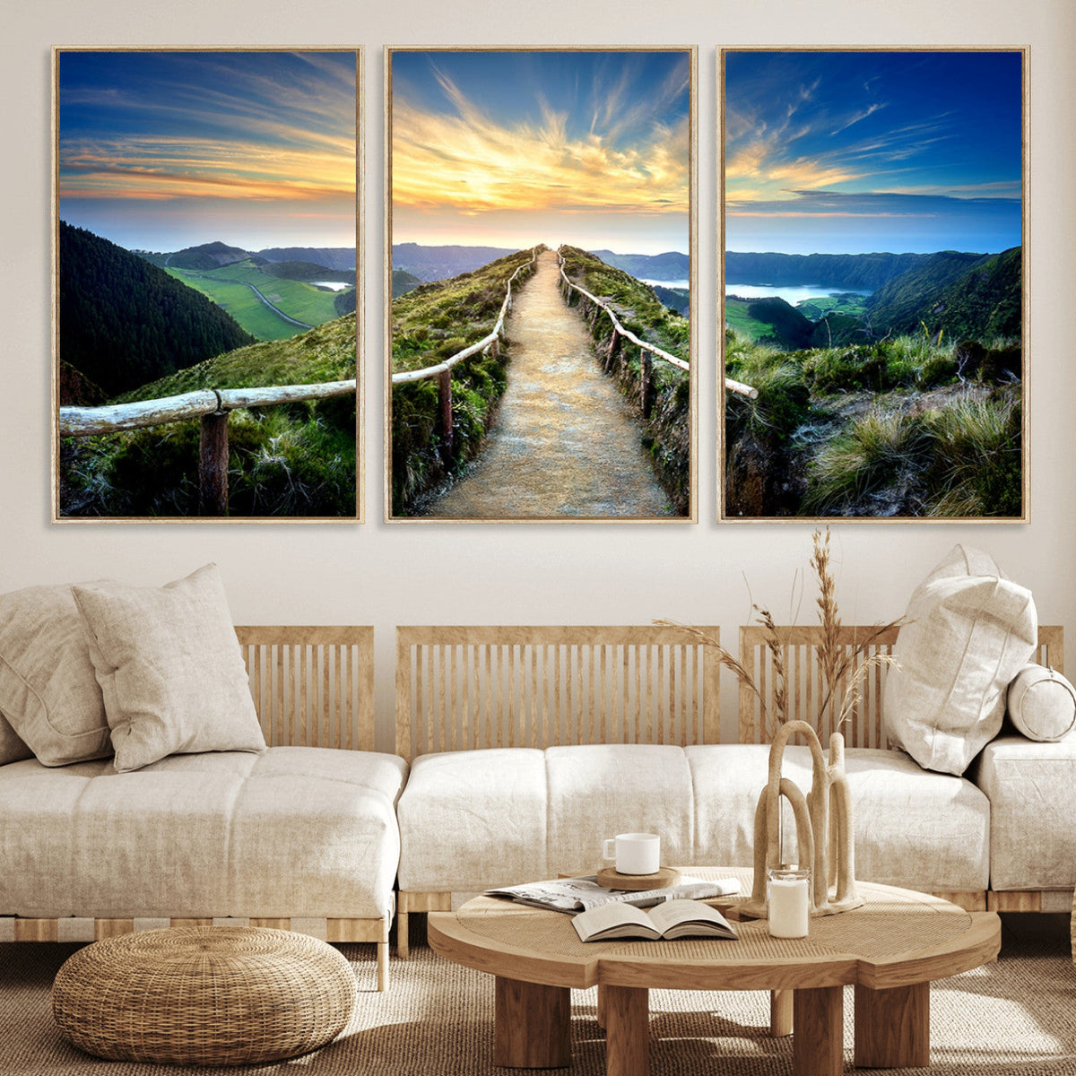 Mountain Landscape Wall Art Canvas Print