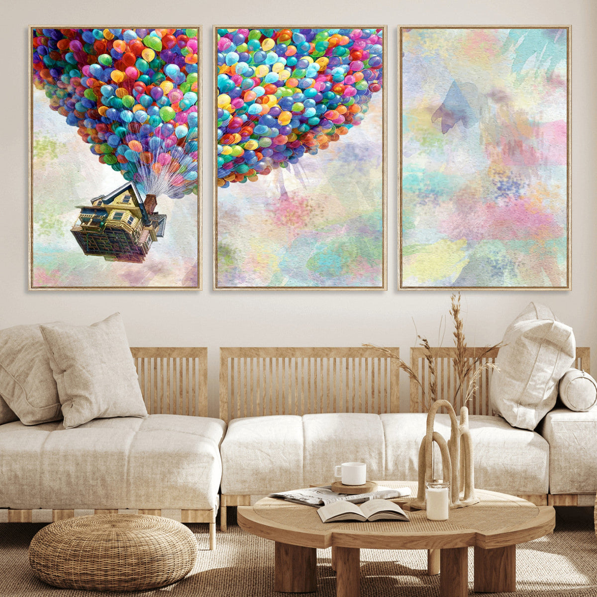 Up Pixar Poster, Look Up Pixar Wall Art, Up Pixar Canvas,