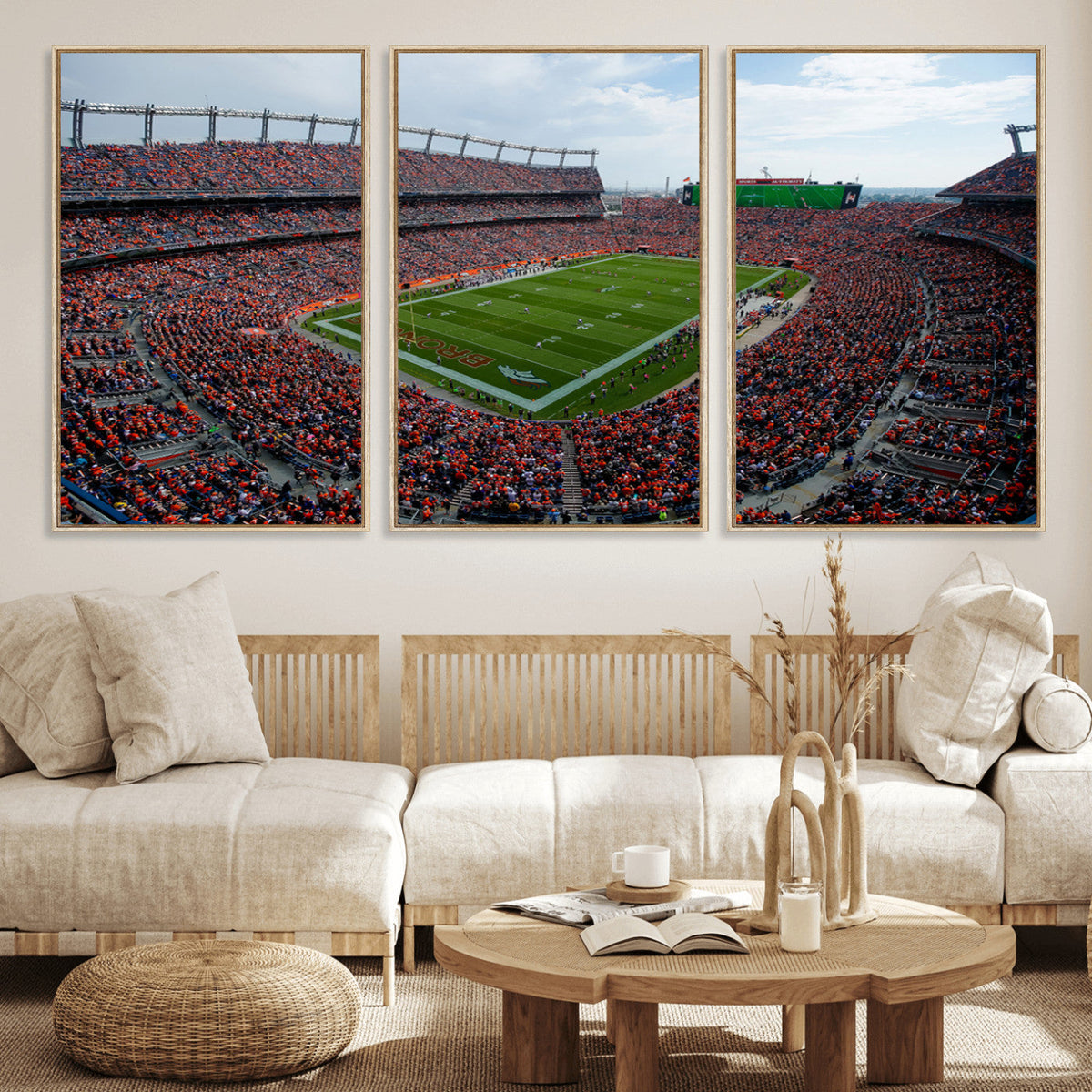Denver Broncos Football Team Print - Empower Field Mile High