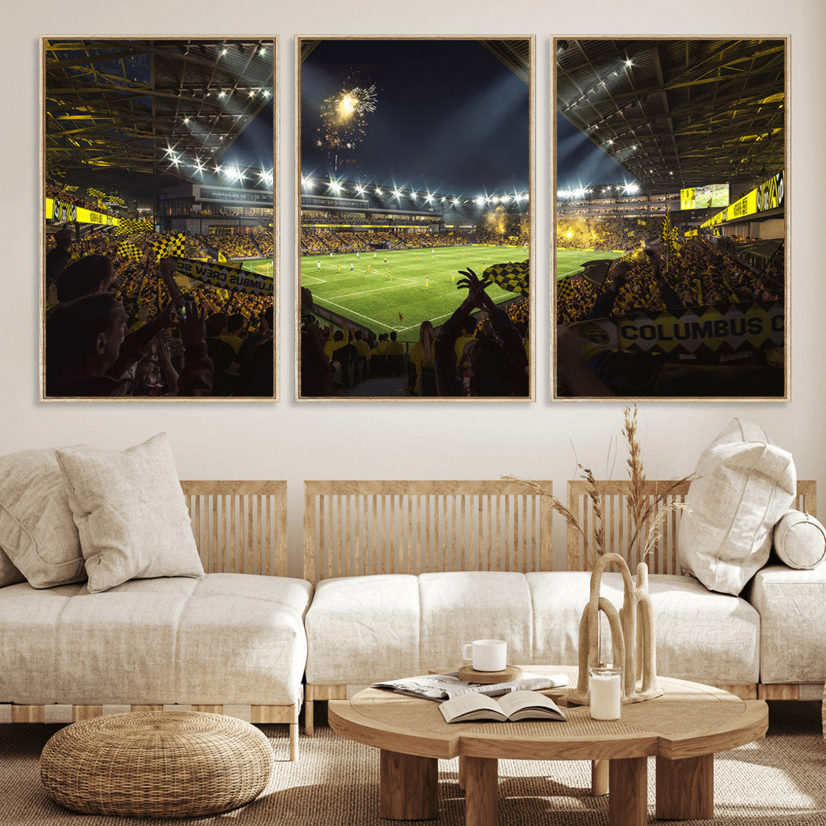Columbus Crew Soccer Team Print - Columbus Crew Stadium Wall