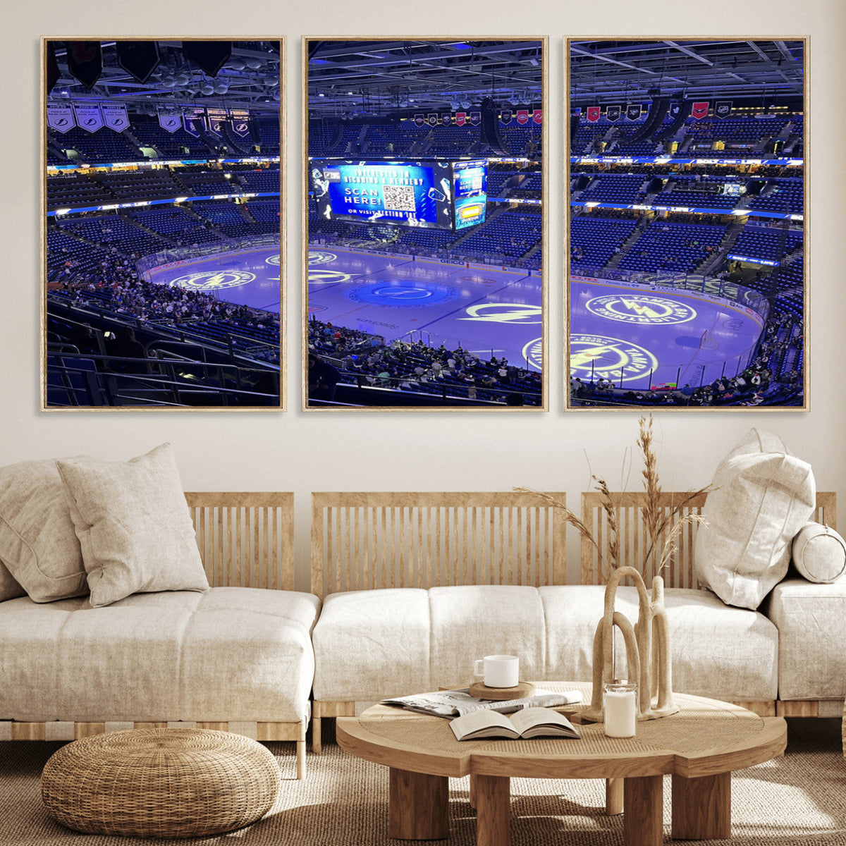 Amalie Arena Florida Wall Art Canvas Print - NHL Hockey