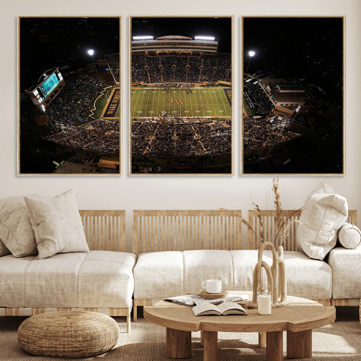 Wake Forest University Demon Deacons Canvas Printi, Football