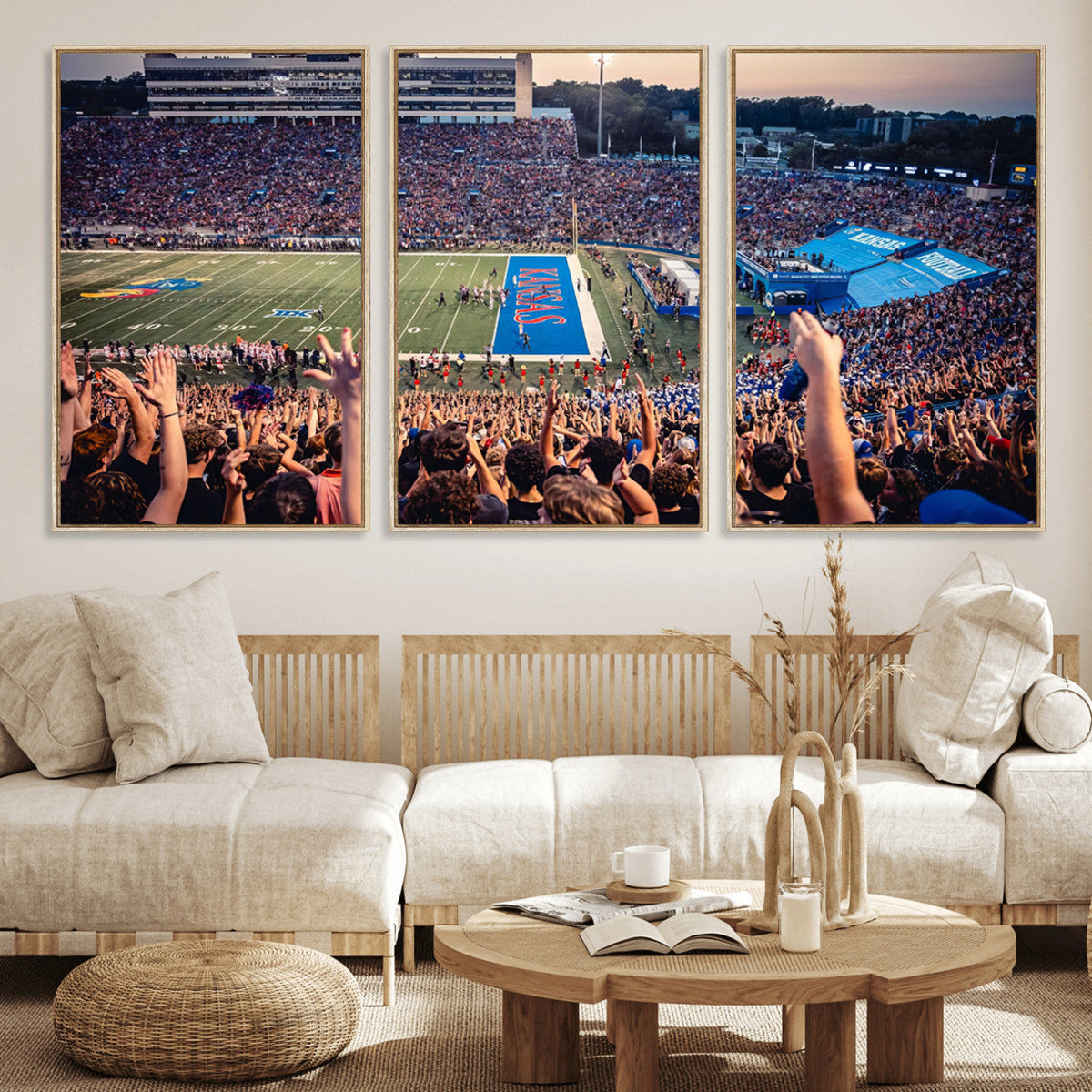 University of Kansas Jayhawks Football Team Art Print -