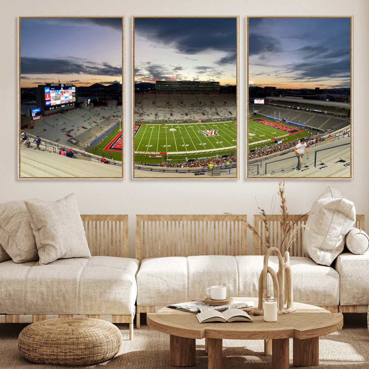 Arizona Wildcats Football Team Print - Tucson Arizona