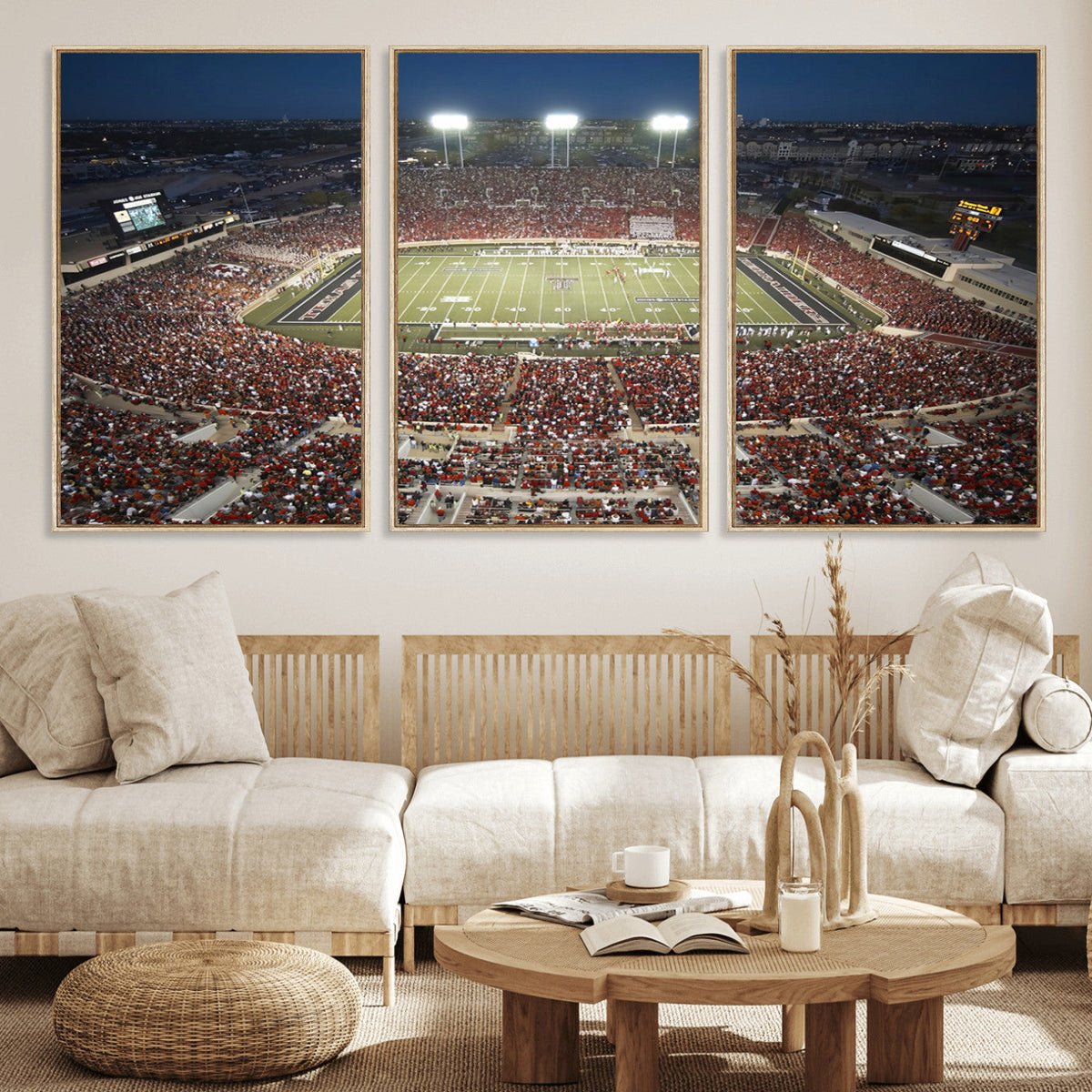 Texas Tech Red Raiders Football Team Print - Lubbock Jones