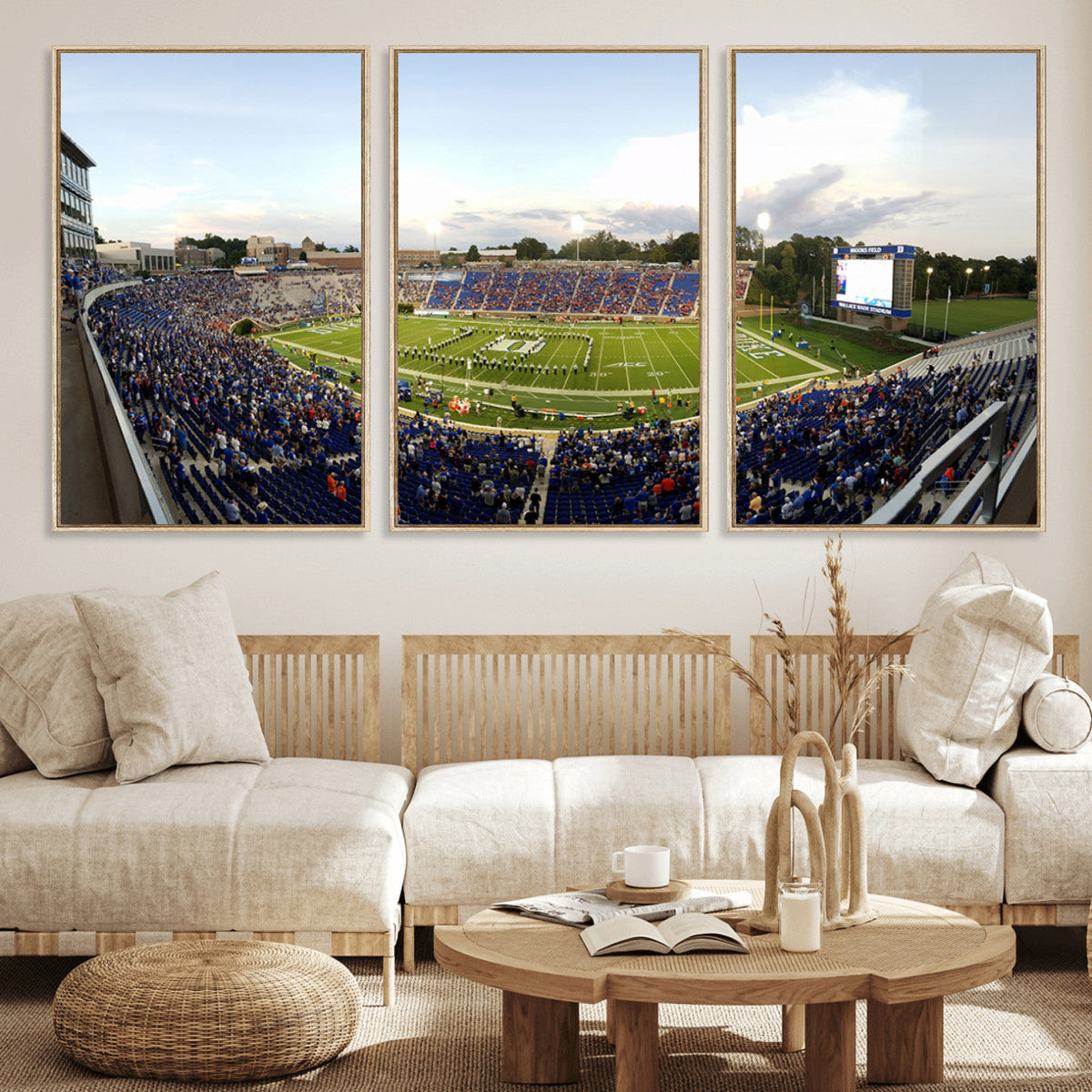 The Duke University Blue Devils Football Team Print - Durham