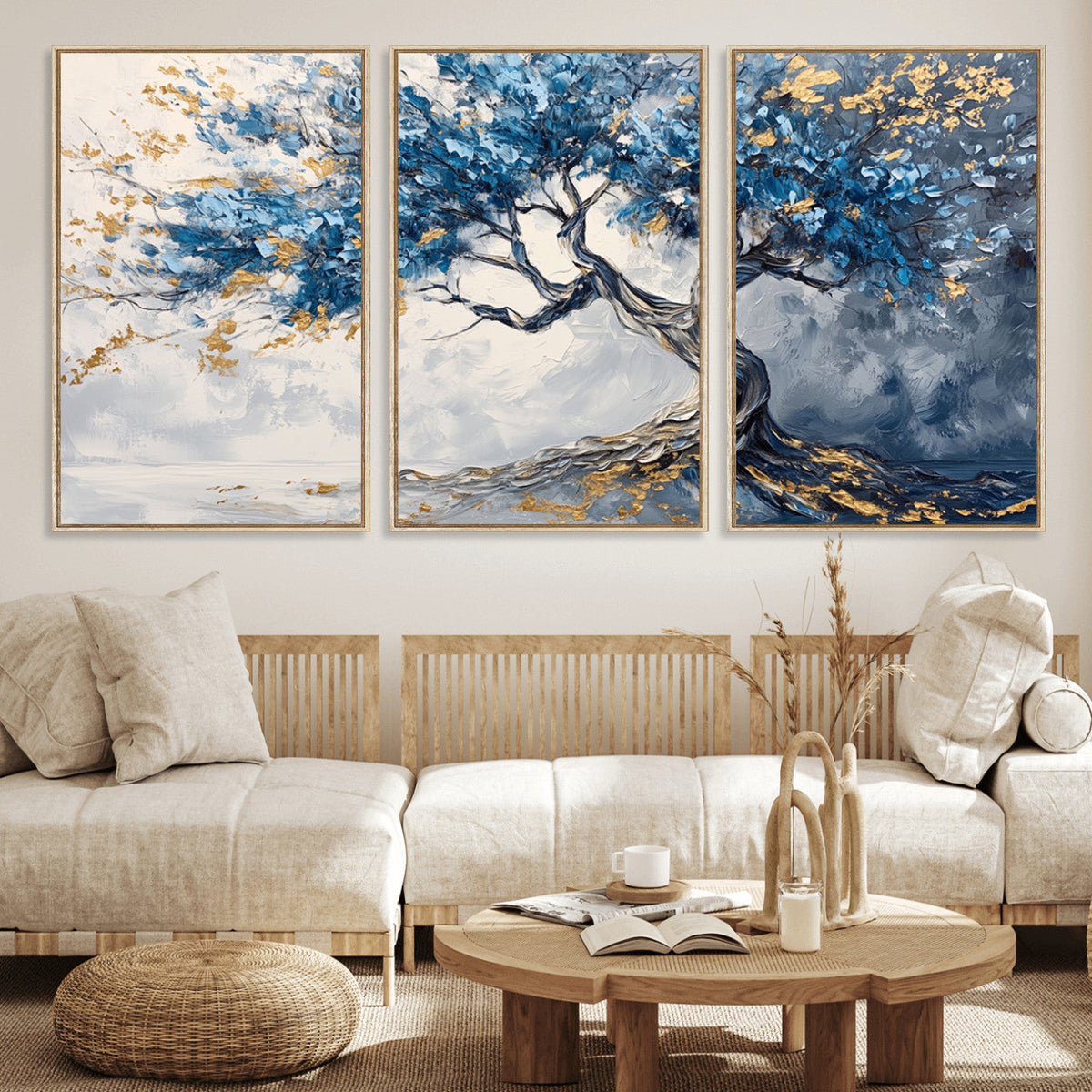 Abstract Tree Painting Canvas Wall Art | Tree of Life