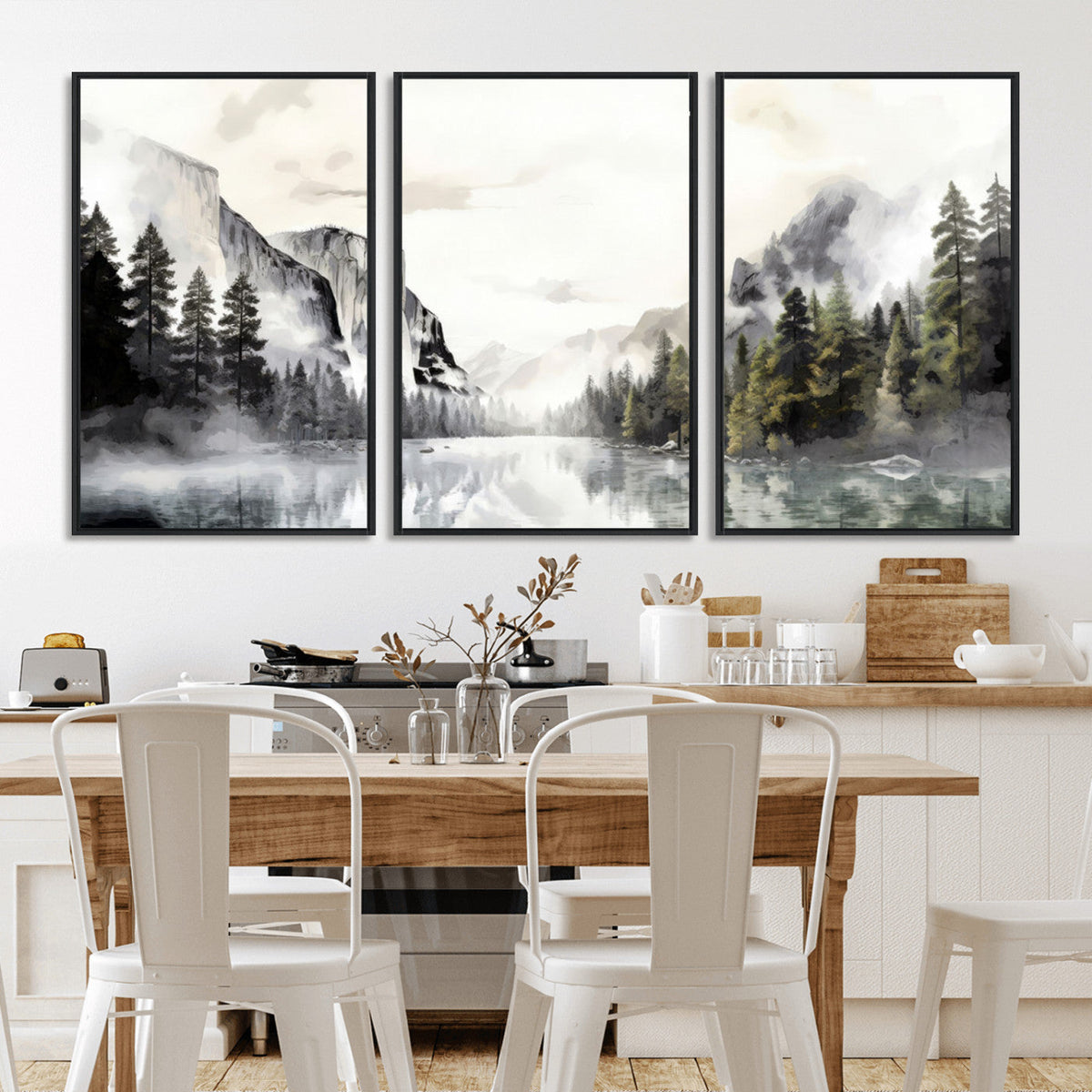 Yosemite Valley Wall Art Canvas Print – Framed and Ready to