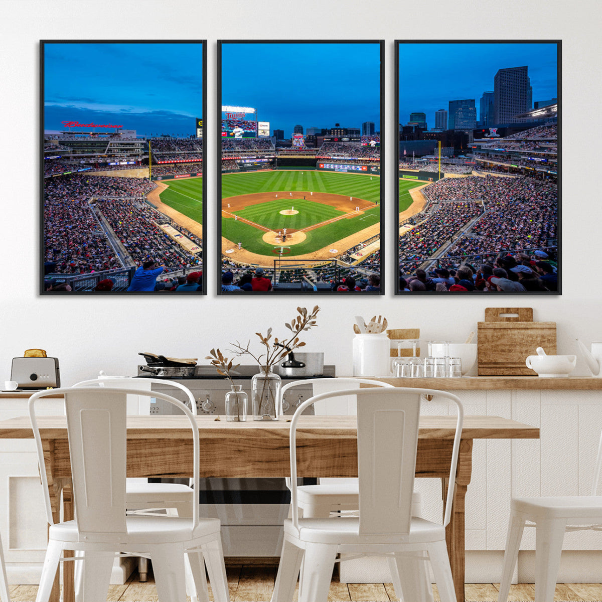 Target Field Stadium Wall Art Canvas Print – Minnesota Twins