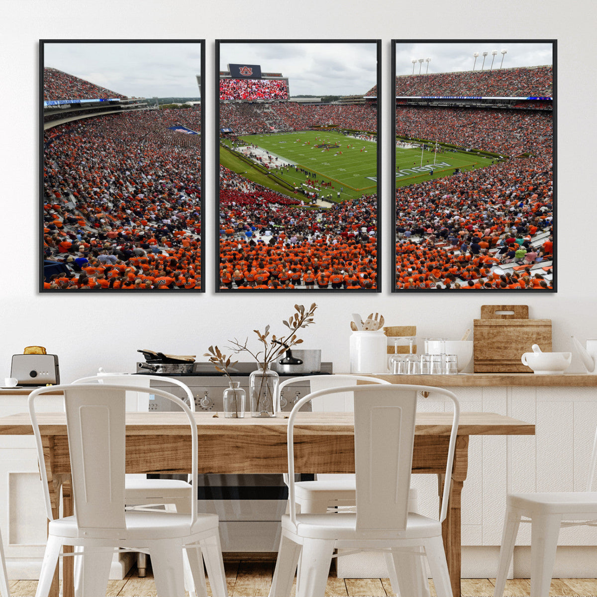 Jordan-Hare Stadium Wall Art Canvas Print, College Sports