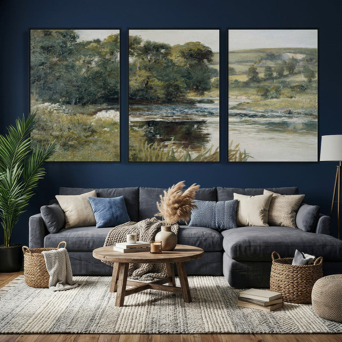 Streamside by Edward Mitchell Bannister Wall Art Canvas