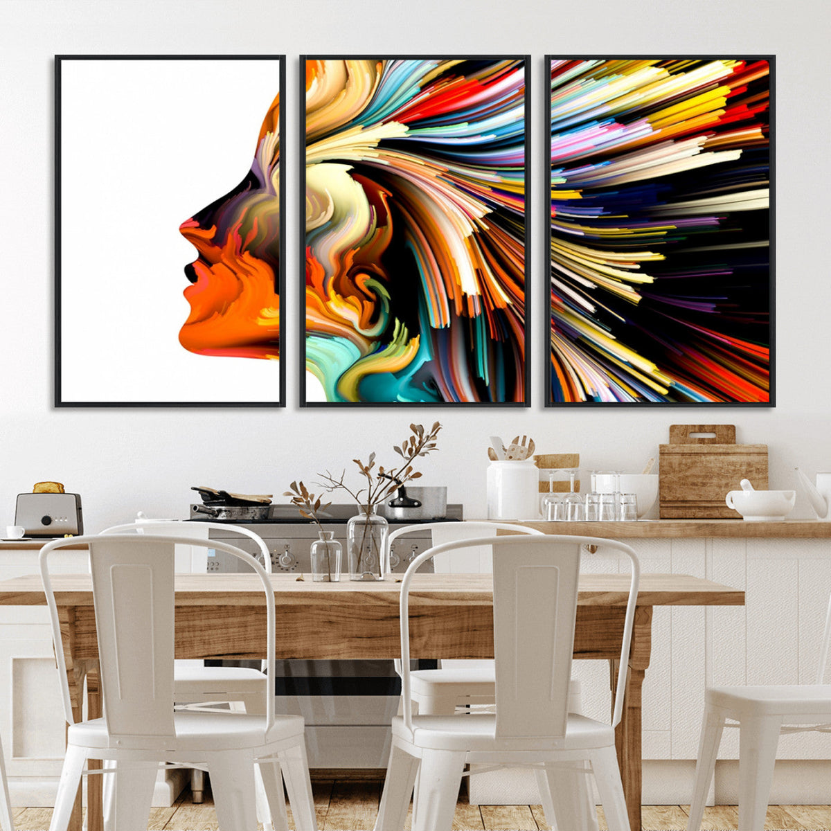 Profile Colors Canvas Print
