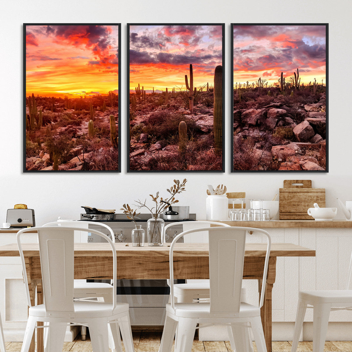 Arizona Desert Print, Western Cowboy Wall Art Print
