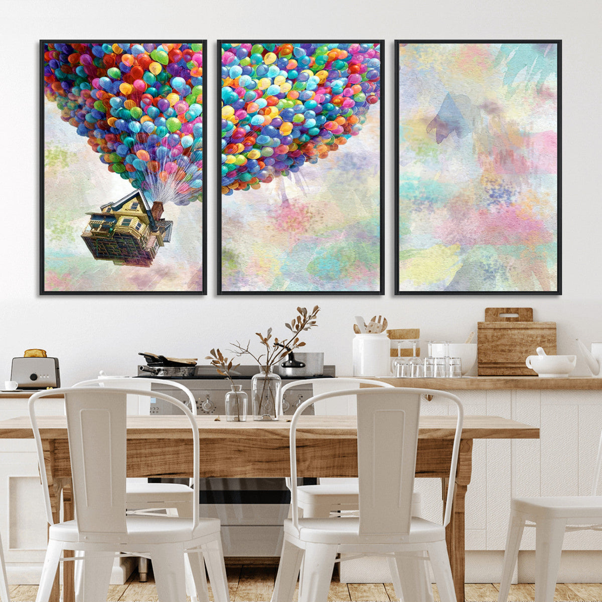Up Pixar Poster, Look Up Pixar Wall Art, Up Pixar Canvas,