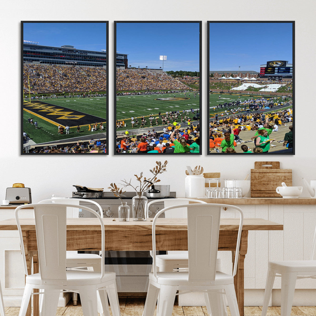 University of Missouri Tigers Football Team Print - Columbia