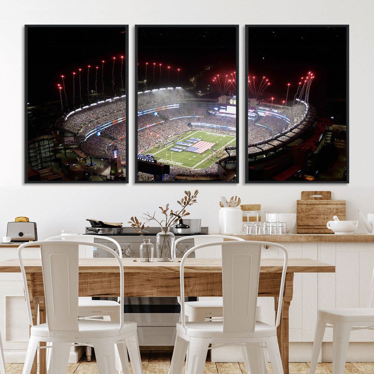 New England Patriots Team Print Wall Art- Foxborough