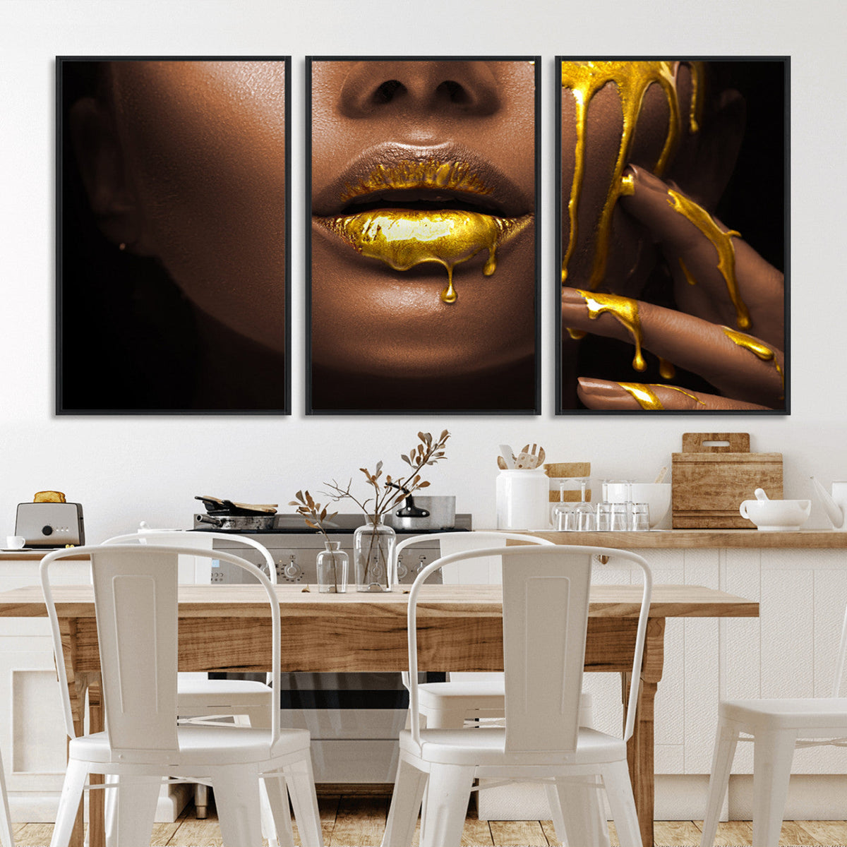 African American Art Black Woman Canvas Print, African Wall