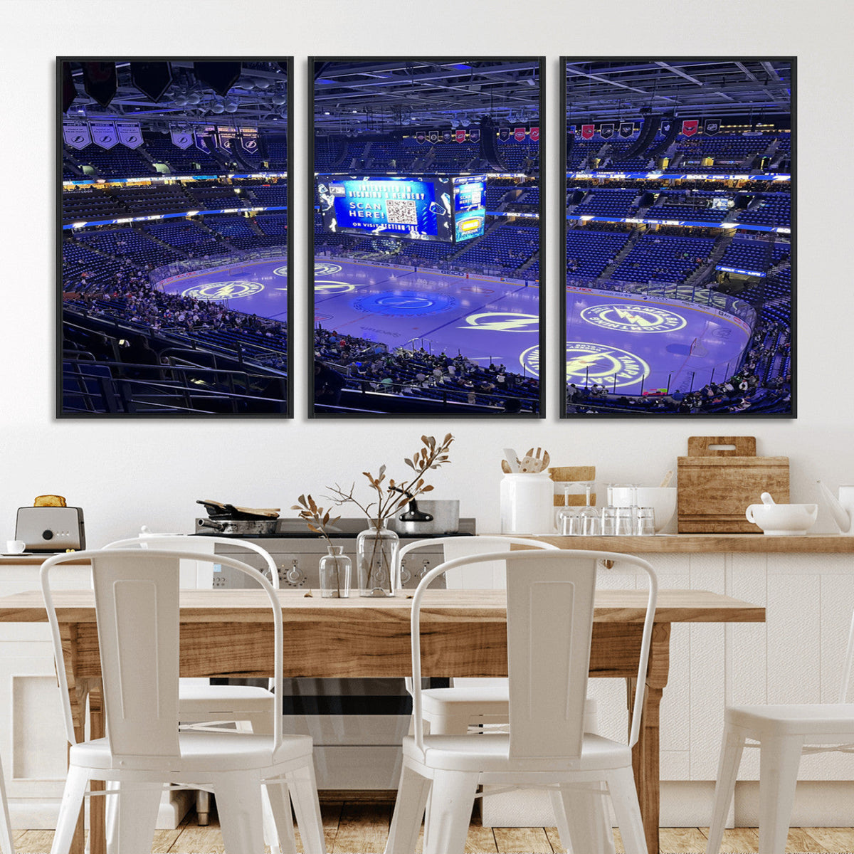 Amalie Arena Florida Wall Art Canvas Print - NHL Hockey