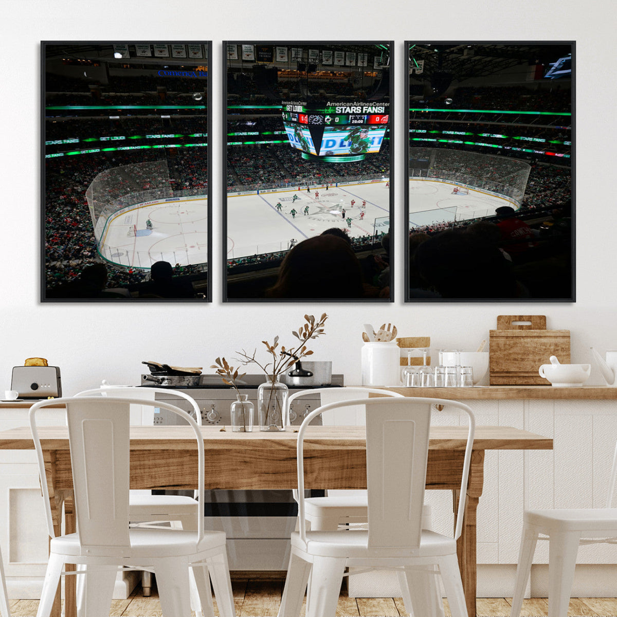 American Airlines Center Dallas Stars Wall Art Canvas Print
