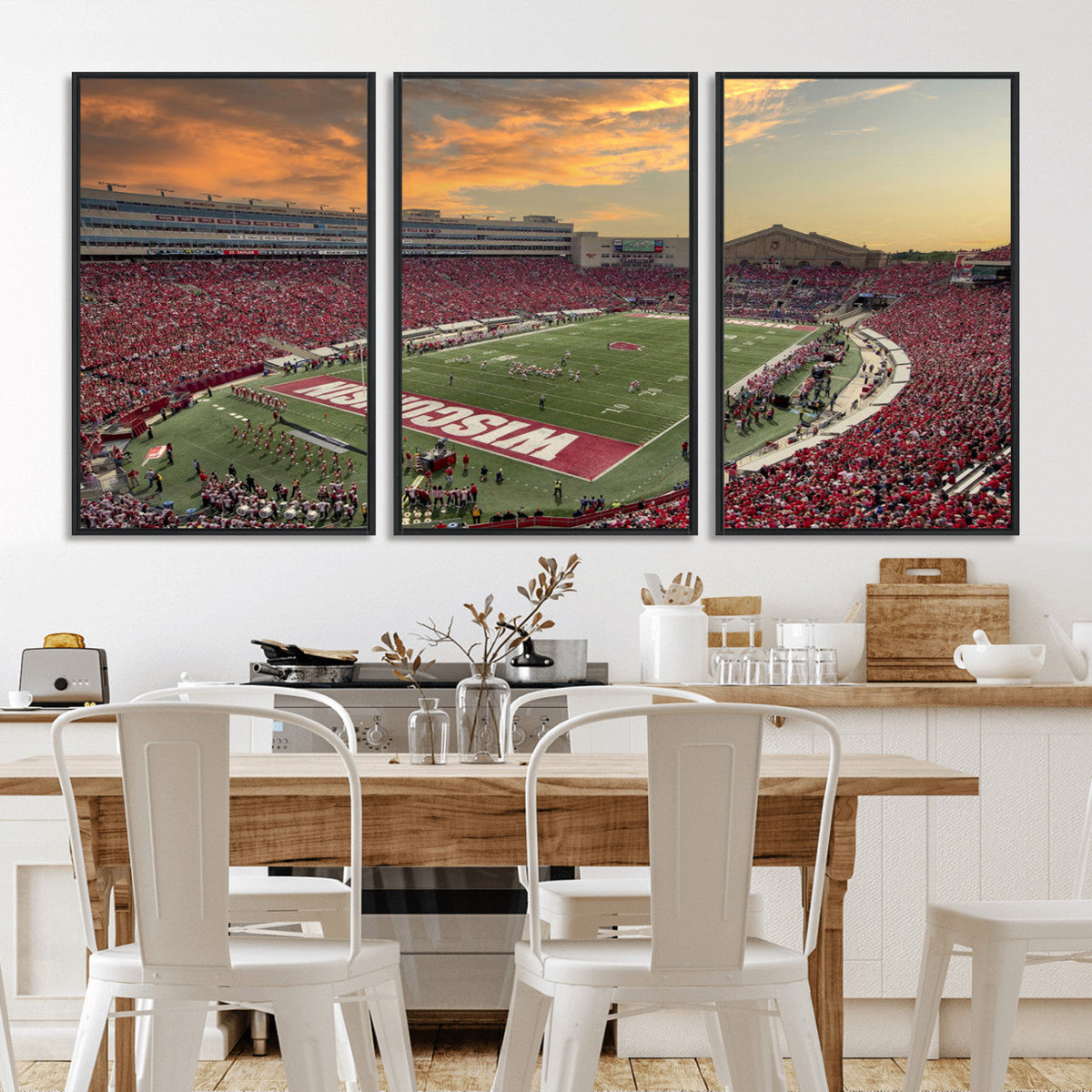 Camp Randall Stadium Wisconsin Badgers Large Wall Art Canvas