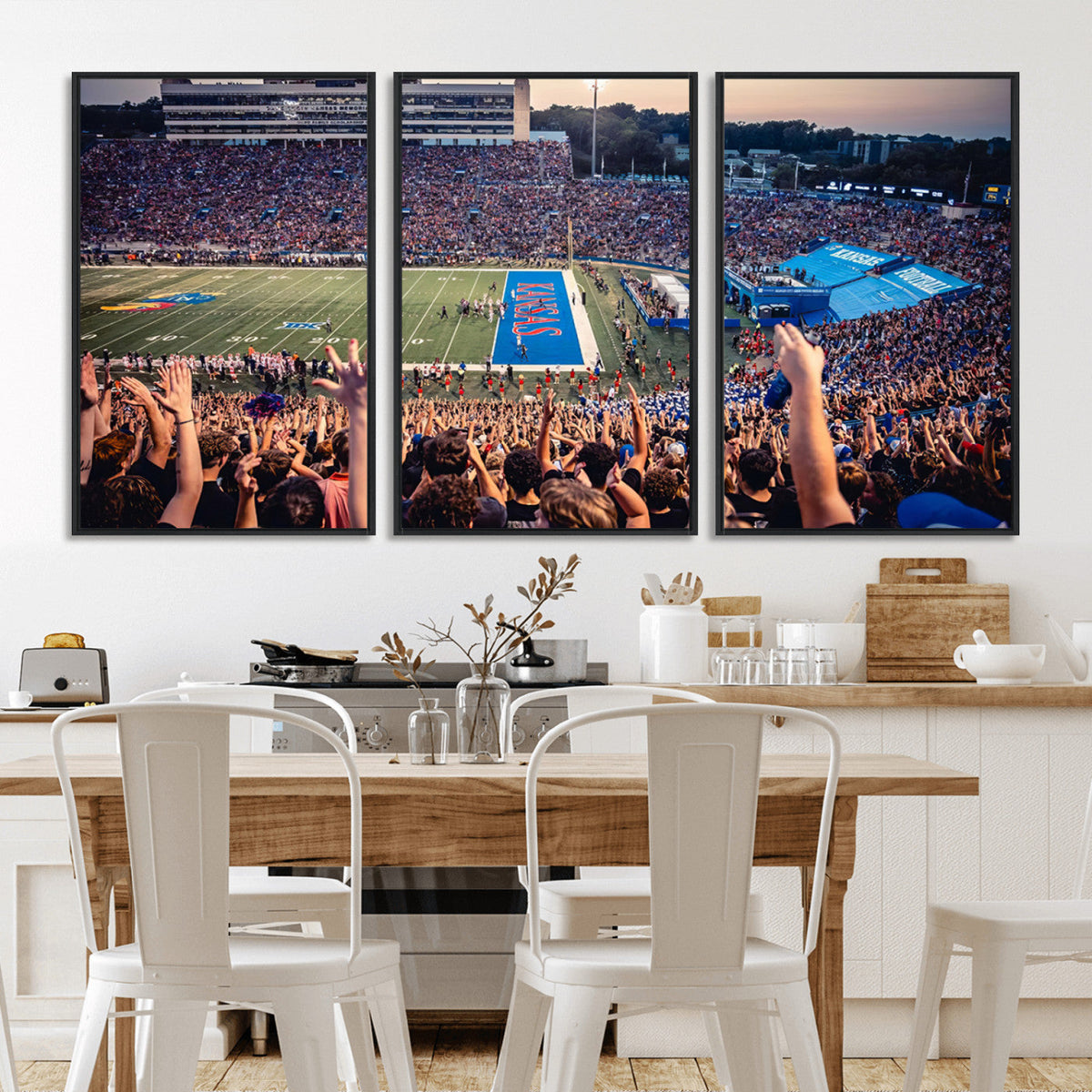 University of Kansas Jayhawks Football Team Art Print -