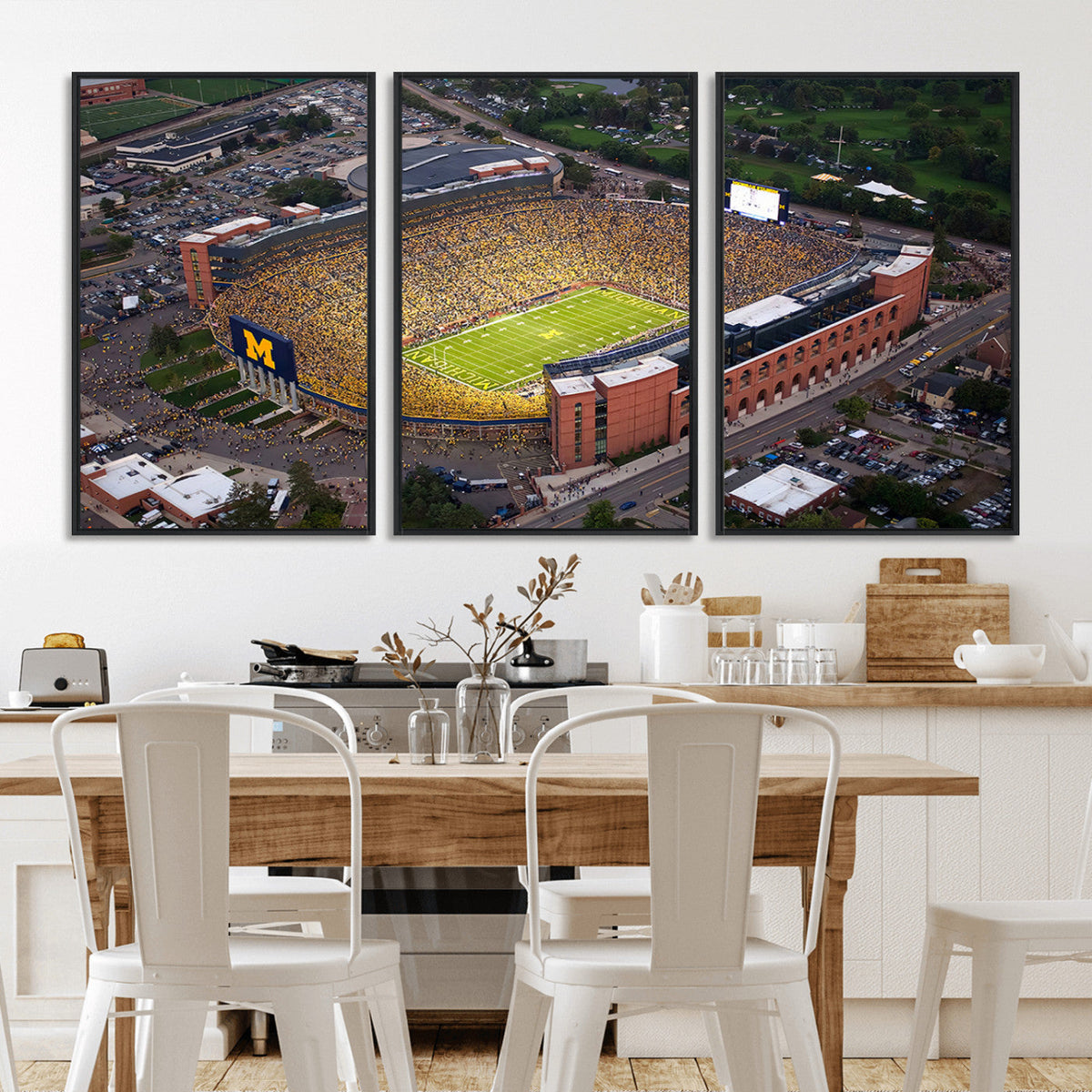 University of Michigan Wolverines Football Team Print - Ann